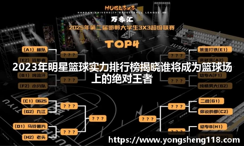 2023年明星篮球实力排行榜揭晓谁将成为篮球场上的绝对王者